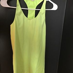 Yellow running/sport tank shirt